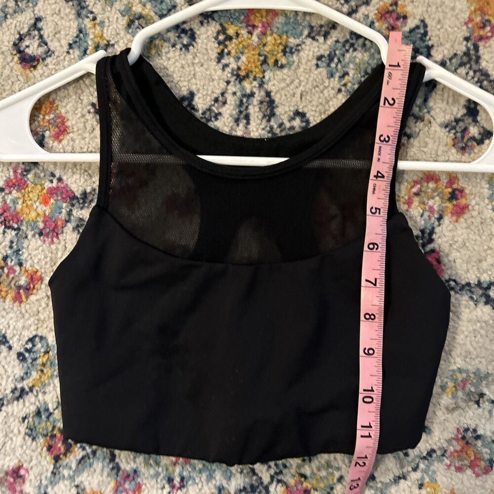 Lululemon Gear up bra black mesh high neck womens 4 - Picture 7 of 7